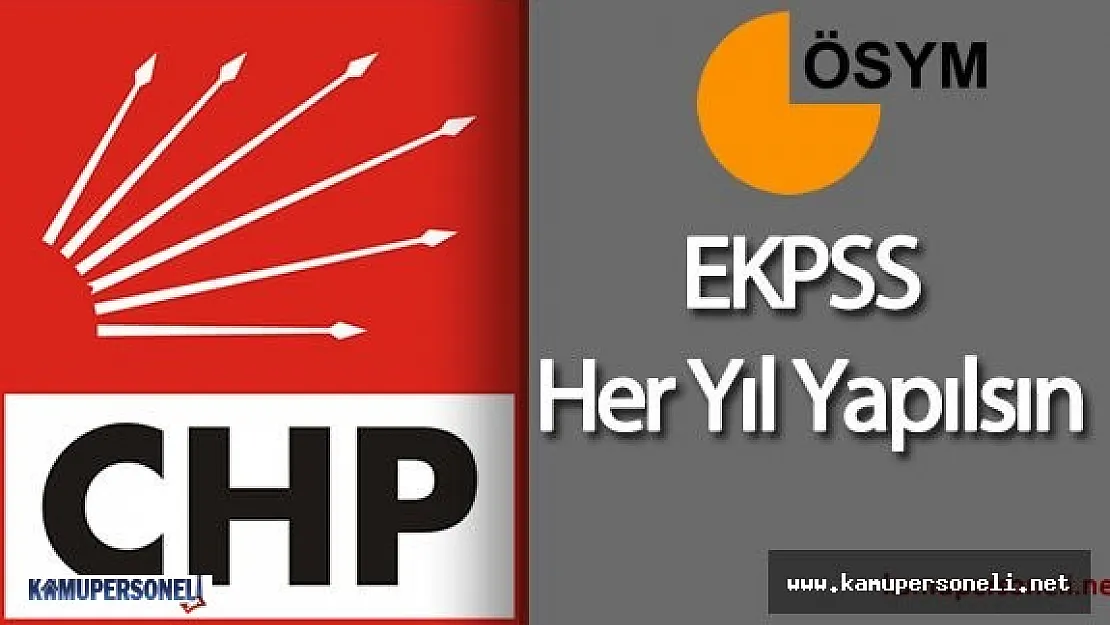 Engelli Kamu Personeli Seçme Sınavı (EKPSS) 'nın Her Yıl Olması İçin Kanun Teklifi Verildi