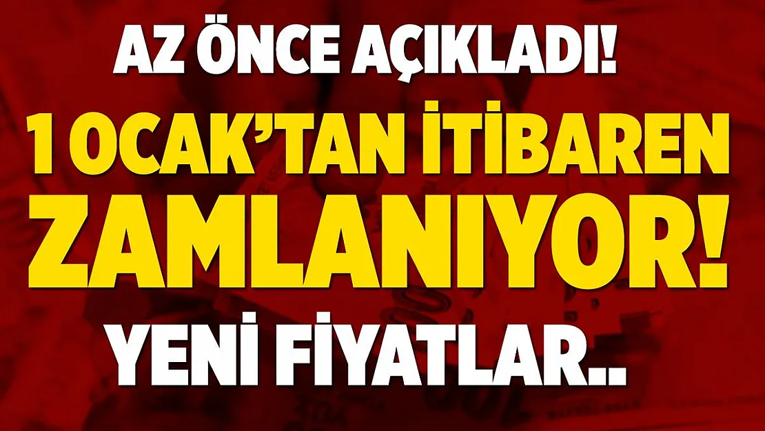 EPDK açıkladı! 1 Ocak'tan itibaren zam geliyor!