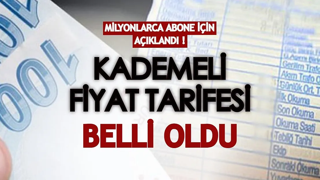 EPDK milyonlarca elektrik abonesi için açıkladı: Kademeli fiyat tarifesi belli oldu!