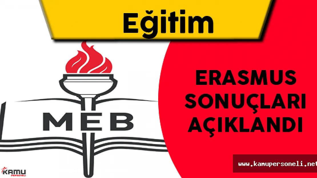 Erasmus Sonuçları Açıklandı