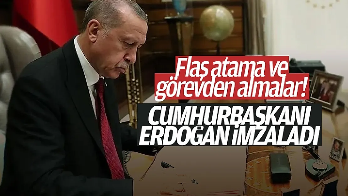 Erdoğan ACİLEN Duyurdu: Çok sayıda isim yeni görevlere atandı! 3 Mayıs görevden alma ve göreve atama kararları