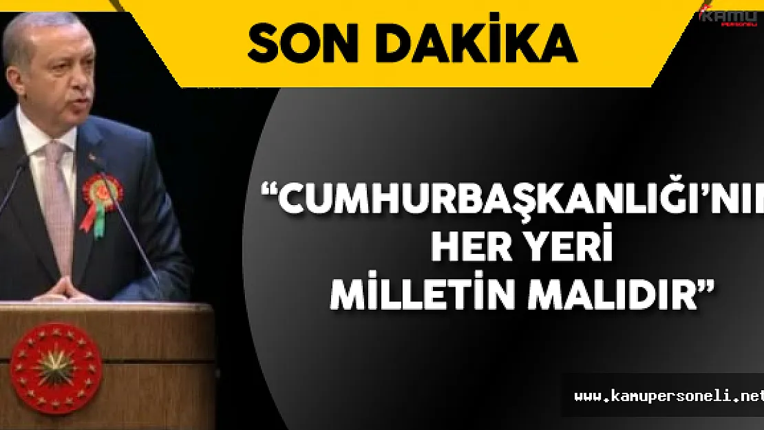 Erdoğan :" Bu Ülke Sanıldığı Gibi 570 Bin Kişilik Değil! "