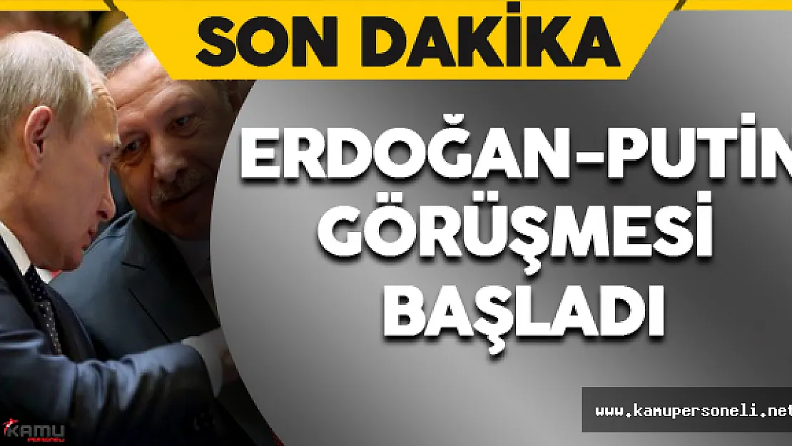 Erdoğan ve Putin Görüşmesi Konstantin Sarayı'nda Başladı