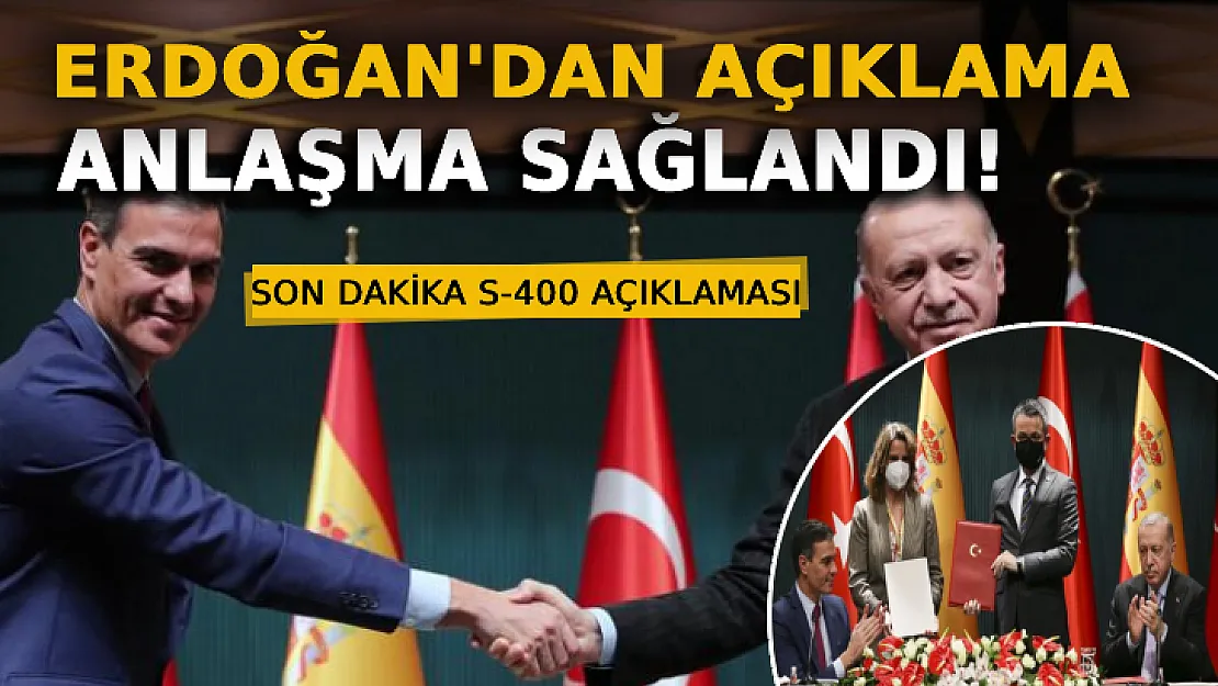 Erdoğan'dan Son Dakika S-400 Açıklaması: Anlaşma Sağlandı!