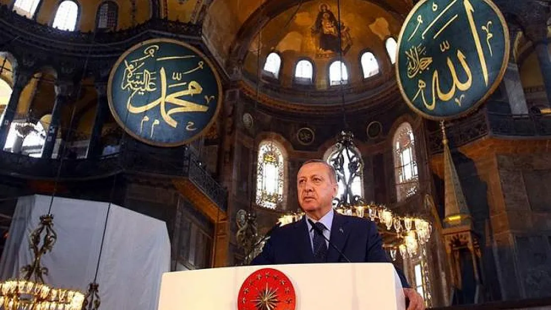 Erdoğan'ın endişesi haklı çıktı! Ayasofya'nın siyasi boyutu şimdiden kendini gösterdi!