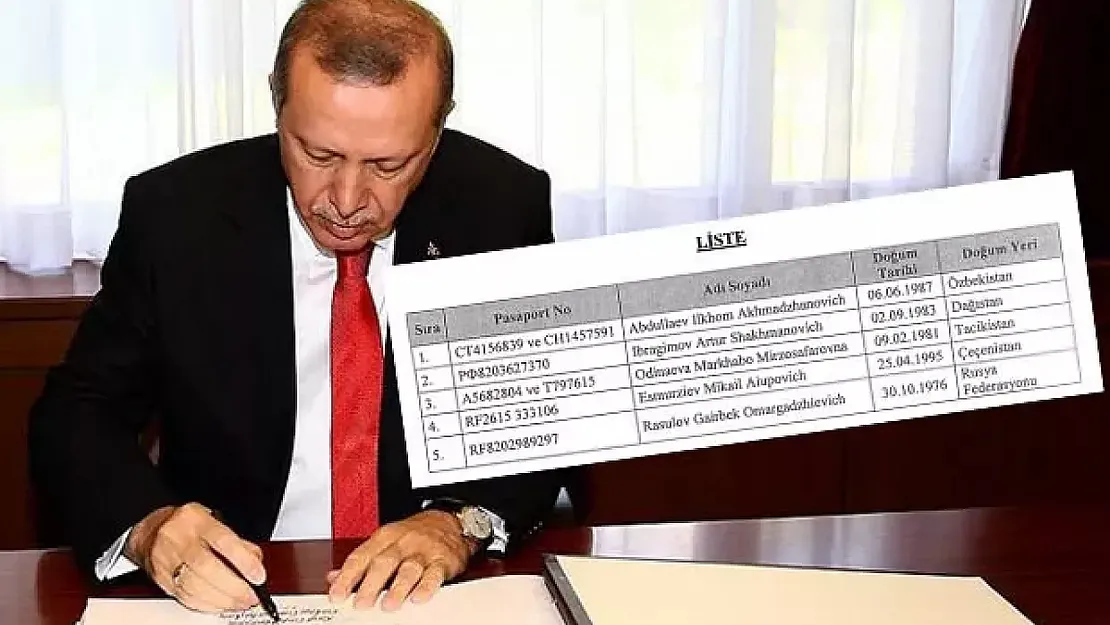 Erdoğan'ın İmzasıyla Resmi Gazete Yayımlandı! 5 İsmin Mal Varlıkları Donduruldu