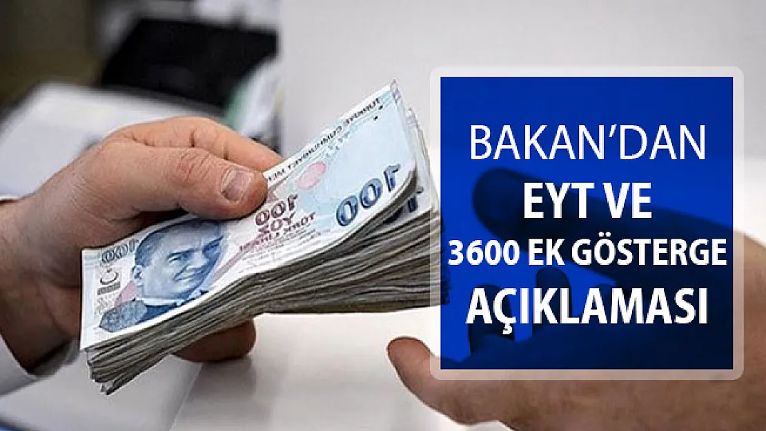 Erken emeklilik yasası son durum! Berat Albayrak'tan 3600 Ek Gösterge ve EYT Açıklaması