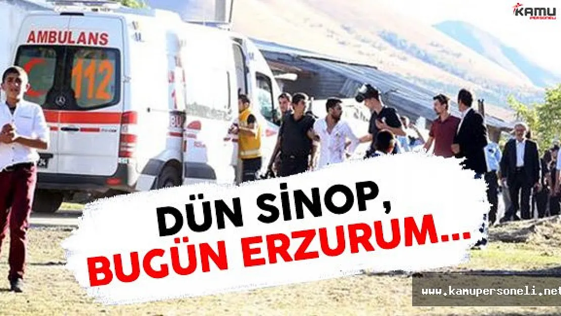 Erzurum'da Aşiret Kavgası Çıktı Onlarca Kişi Birbirine Girdi !