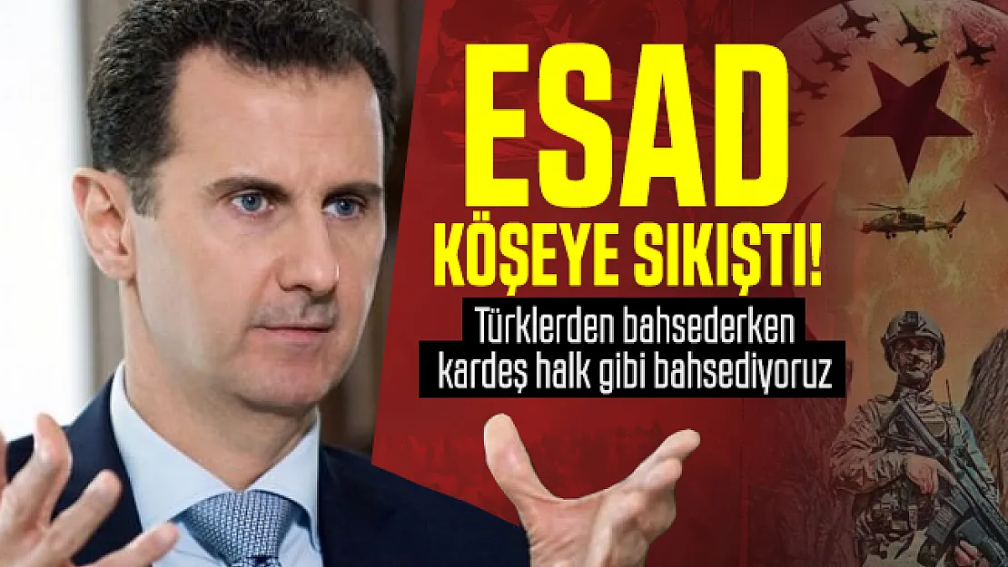 Esad köşeye sıkıştı: Türklerden bahsederken kardeş halk gibi bahsediyoruz!