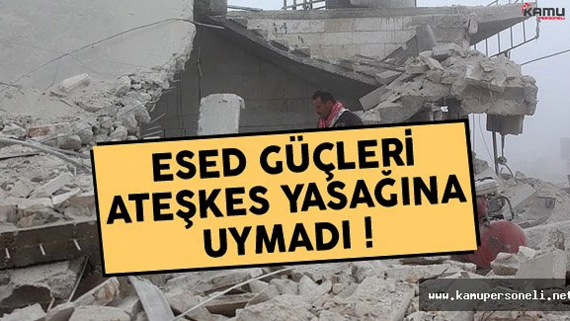 Esed Güçleri Ateşkese Yasağına Uymadı