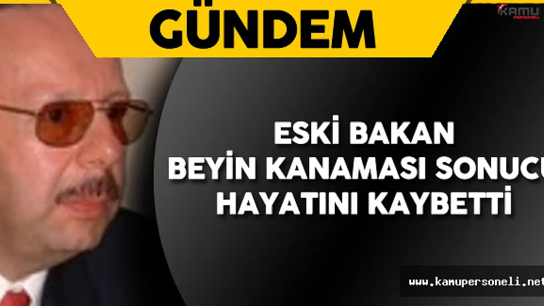 Eski Bakan Hayatını Kaybetti ! Arif Ahmet Denizolgun Kimdir?