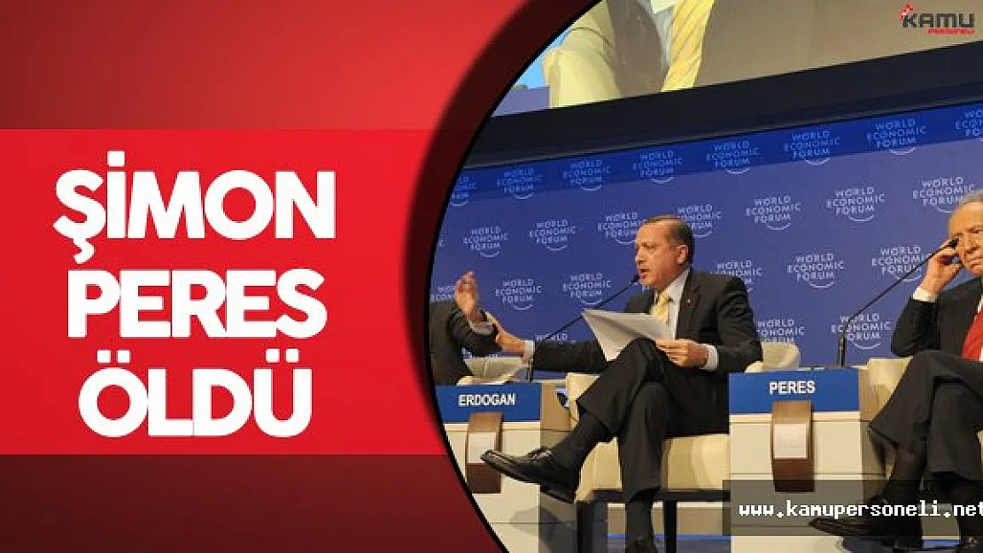 Eski İsrail Cumhurbaşkanı Peres Öldü