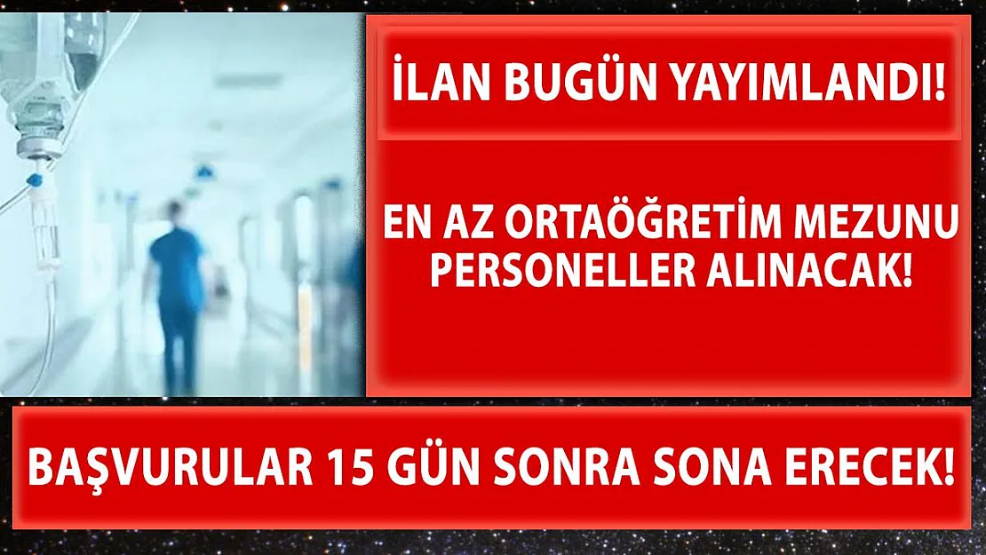 Eskişehir Osmangazi Üniversitesi'ne en az ortaöğretim mezunu personel alınacak!