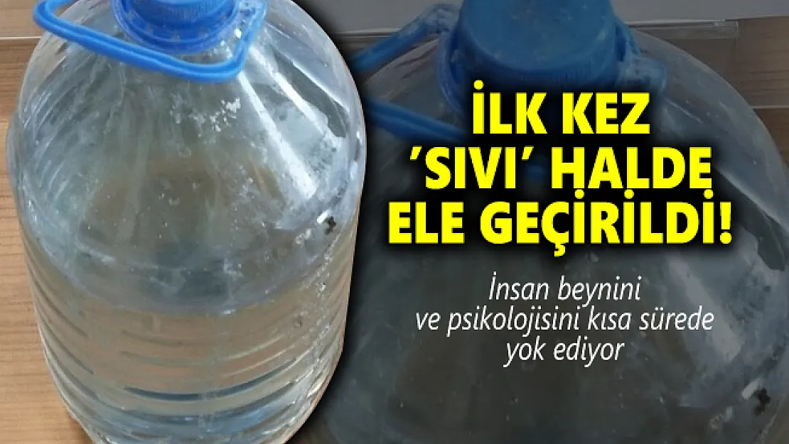 Eskişehir'de otomobilin bagaj kısmında su şişesinde ilk kez sıvı metamfetamin ele geçirildi!