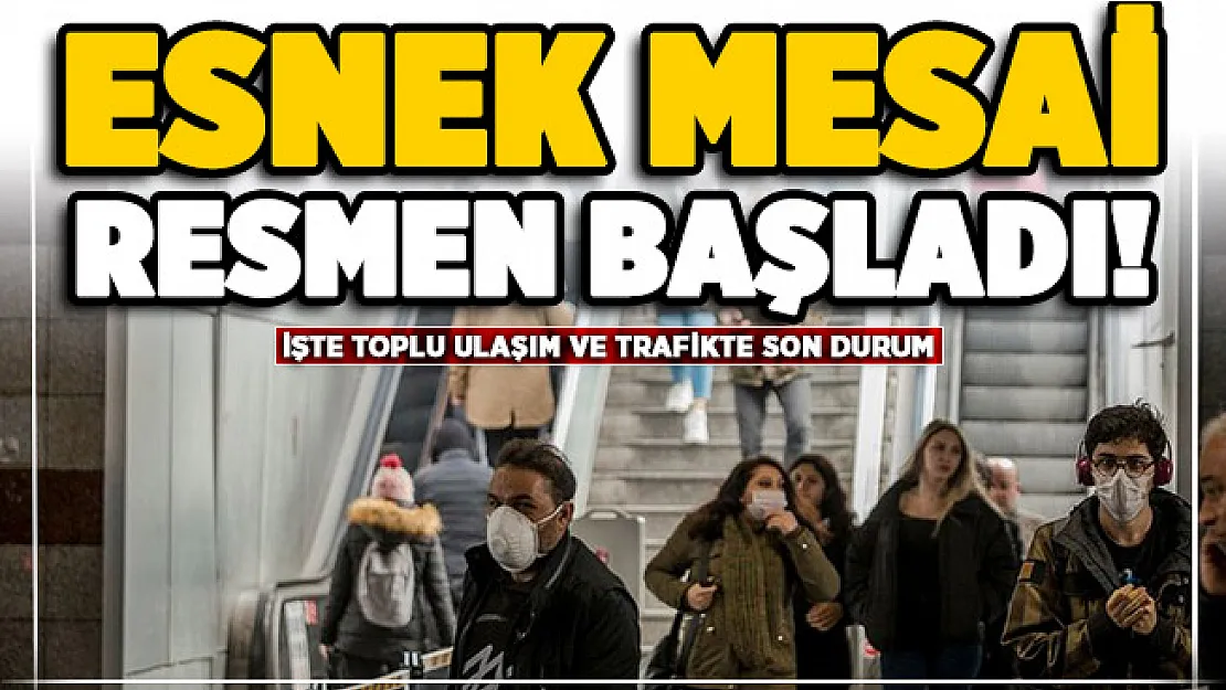 Esnek mesainin başladığı İstanbul'da trafik durumu nasıl? İşte toplu ulaşım ve trafikte son durum