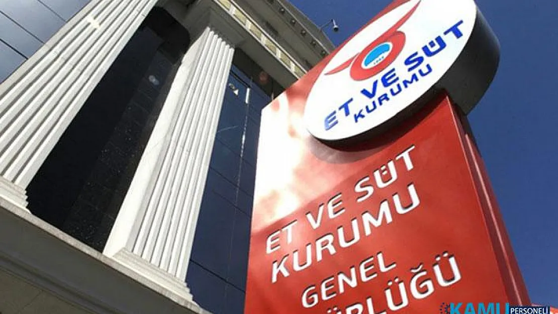 Et ve Süt Kurumu Genel Müdürlüğü Kasap Alımı Yapacak! Et ve Süt Kurumu İş İlanı