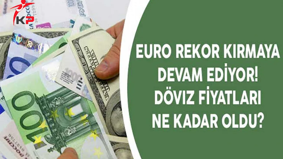 Euro Rekor Kırmaya Devam Ediyor! Döviz Fiyatları Ne Kadar Oldu?