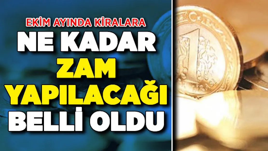 Ev Sahibi ve Kiracılar Dikkat ! Ekim Ayında Kiralara Ne Kadar Artış Yapılacağı Belli Oldu