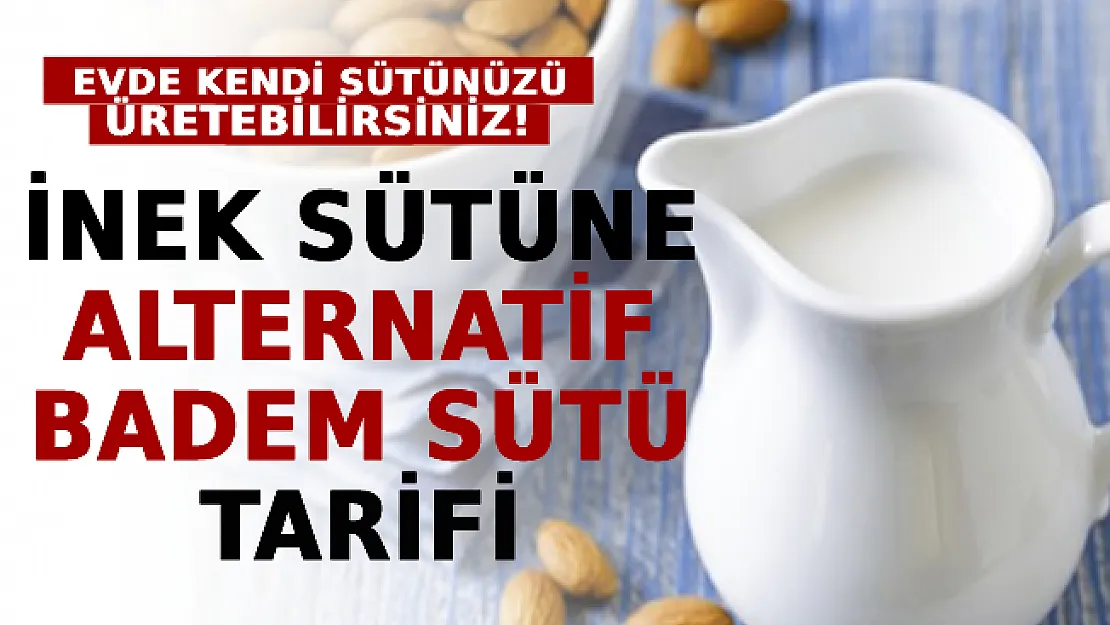 Evde Kendi Sütünüzü Üretebileceğinizi Biliyor Muydunuz? İşte İnek Sütüne Alternatif Badem Sütü Tarifi