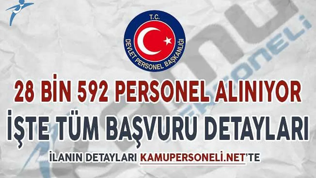 Eylül Ayında Kamu Kurum ve Kuruluşlarına 28 Bin 592 Personel Alınıyor