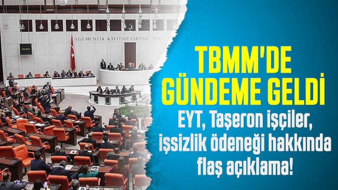 EYT, Taşeron işçiler, işsizlik ödeneği hakkında flaş açıklama!