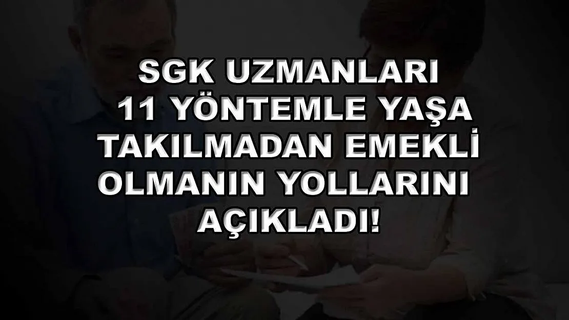 EYT'lilere müjdeli haber! SGK açıkladı: Artık erken emekli olmanın formülü mevcut!