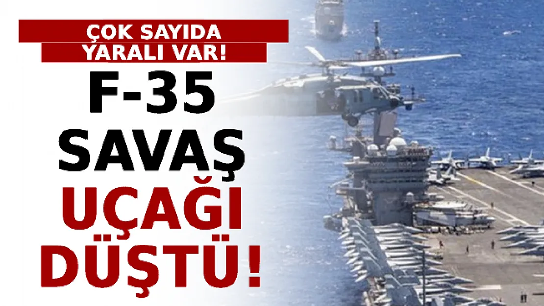F-35 Savaş Uçağı Düştü! Çok Sayıda Yaralı Var