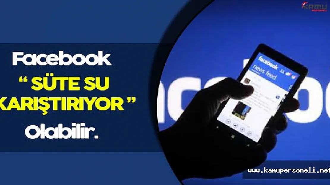 Facebook'a Süte Su Karıştırma İddiası!