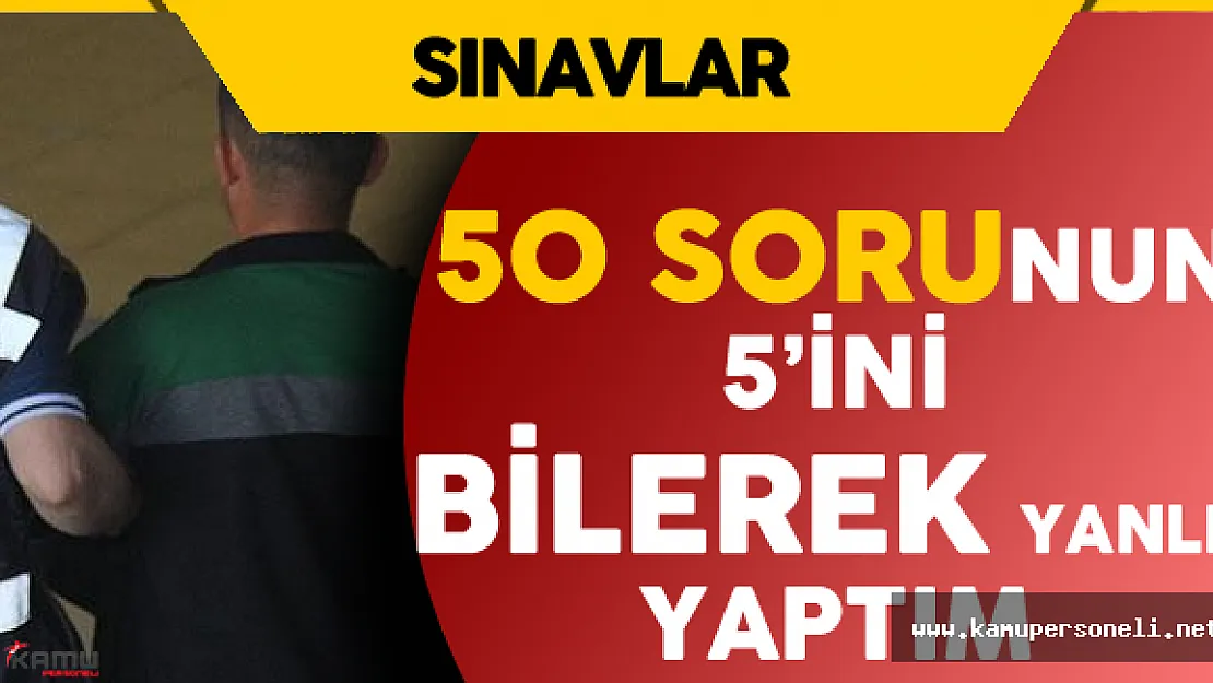 FETÖ'cü Astsubay'ın İtirafları  " Sınav Öncesinde Sorular Bize Verildi..."