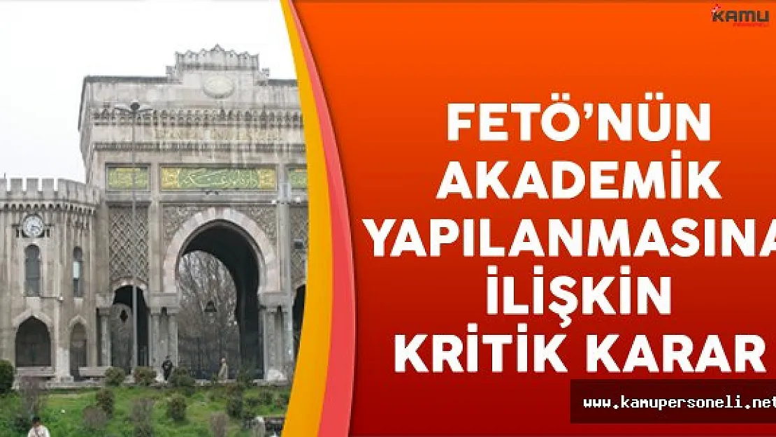 FETÖ'nün Akademik Yapılanmasına İlişkin İddianame Onay Gördü