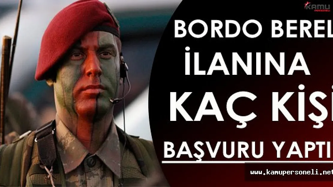 Fikri Işık Bordo Bereli Alımına Kaç Kişinin Başvuru Yaptığını Açıkladı!