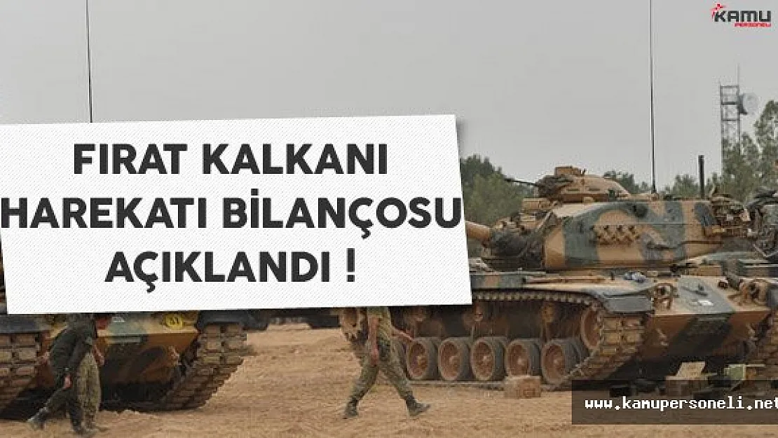 Fırat Kalkanı Harekatında Ele Geçirilen Birliklerin Rakamları Açıklandı