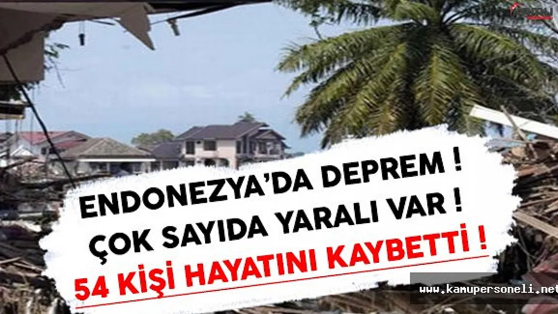Flaş ! Endonezya'da 6,5 Şiddetinde Deprem ( Çok Sayıda Ölü ve Yaralı Var )
