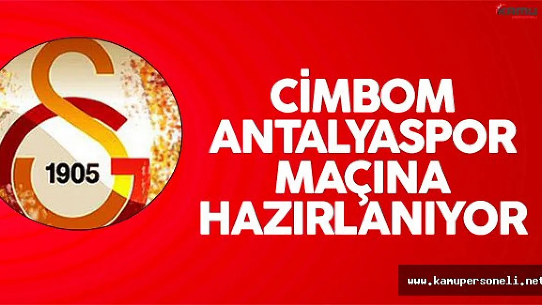 Galatasaray Antalyaspor Maçı için Hazırlıklarına Devam Ediyor