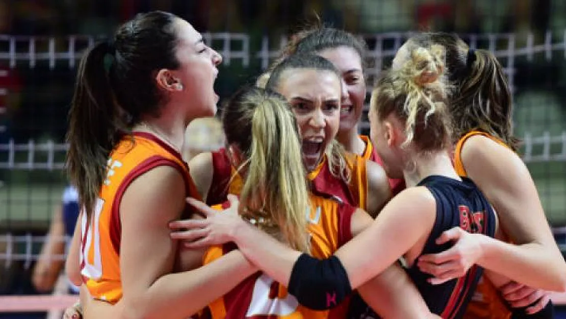 Galatasaray HDI Sigorta, Aydın Büyükşehir Belediyespor'u mağlup ederek yarı finale yükseldi!.