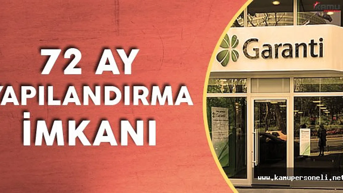 Garanti Bankası Kredi Kartı ve Kredi Borçları İçin Yeni Yapılandırma Kampanyası