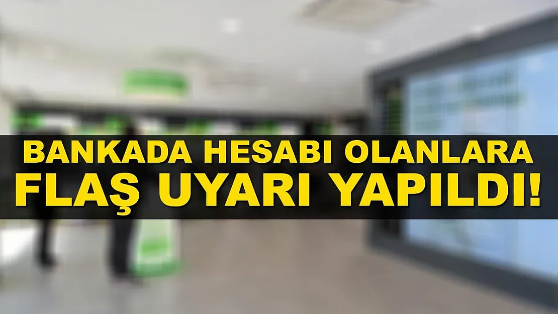 Garanti Bankası'nda hesabı olan herkesi yakından ilgilendiriyor!