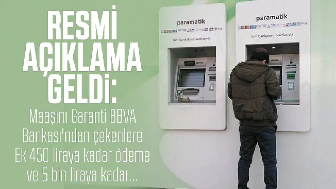 Garanti BBVA Bankası'ndan emekli maaşı alan ve alacak olanlara emekli maaşı promosyon fırsatı: 5 bin liraya kadar...