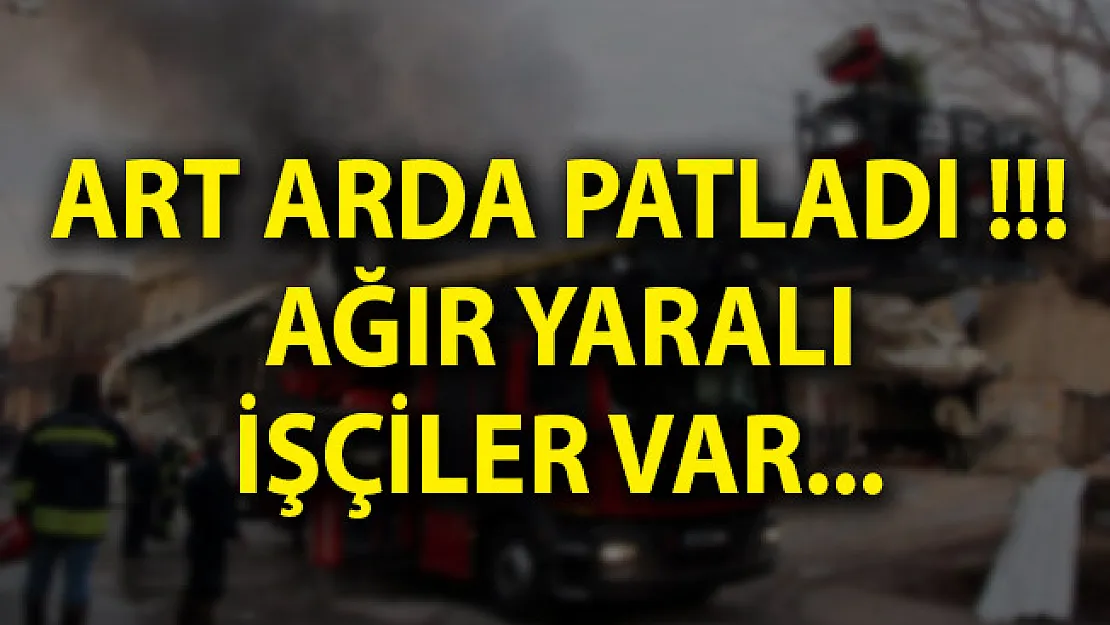 Gaziantep'te Boya Fabrikasında Yangın! Art Arda Patladı! Yaralılar Var