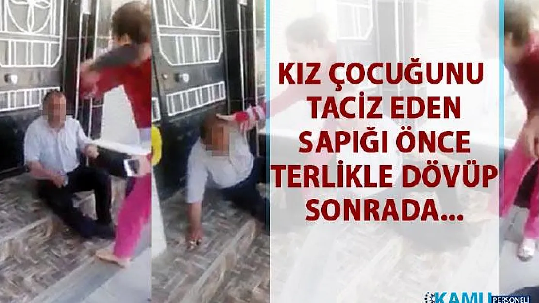 Gaziantep'te kız çocuğunu taciz eden sapık, yakalanıp polise teslim edildi