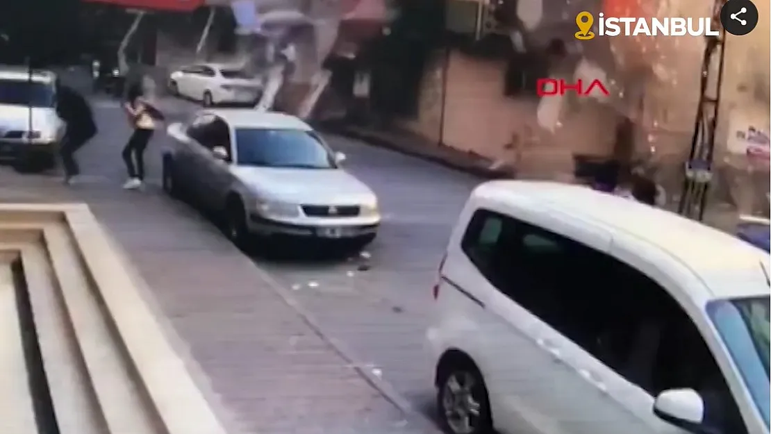 Gaziosmanpaşa'daki patlama anı kameraya böyle yansıdı!