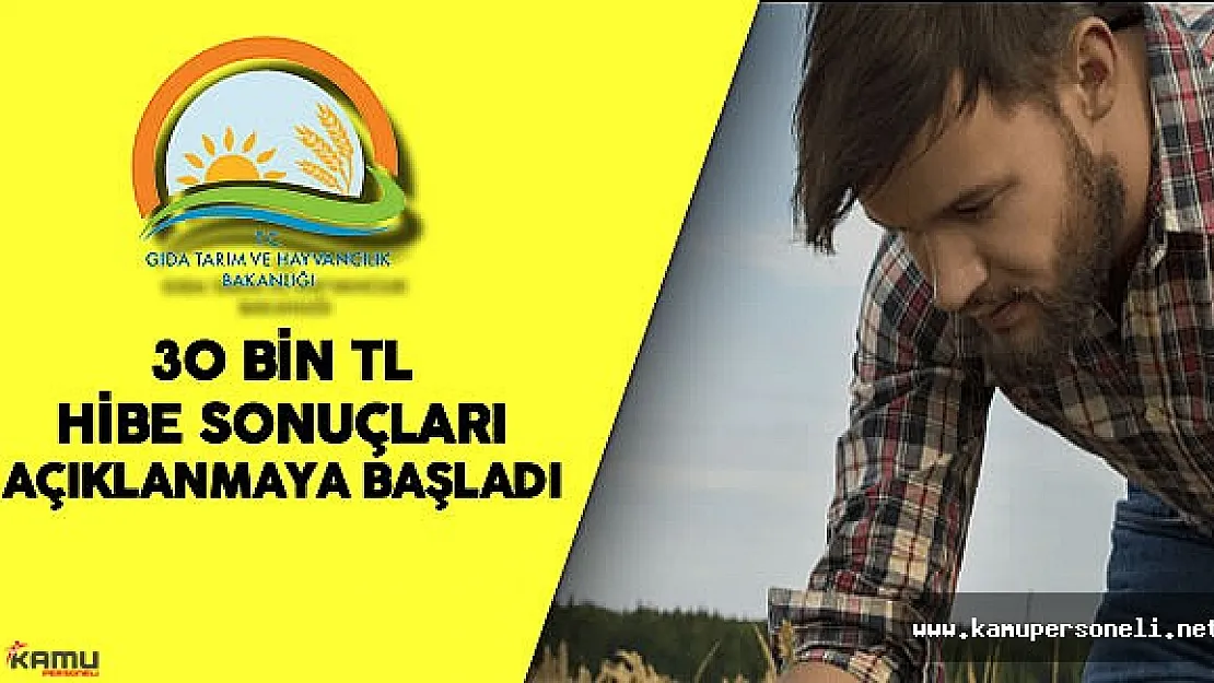 Genç Çiftçi 30 Bin TL Hibe Sonuçları Açıklanmaya Başladı - İl İl Sonuçlar