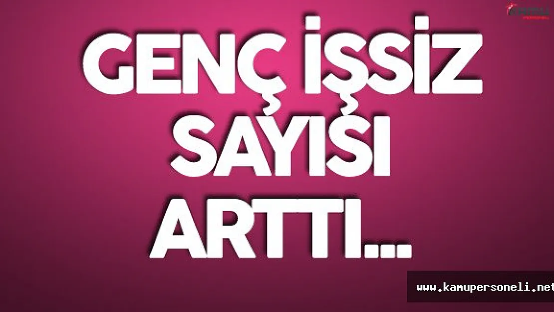 Genç İşsiz Sayısı Artış Gösterdi