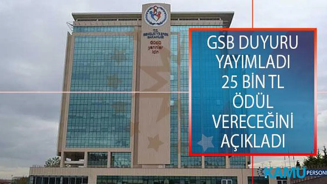 Gençlik ve Spor Bakanlığı (GSB) 25 Bin TL Ödüllü Hackathon Yarışması Duyurusu Yayımladı!