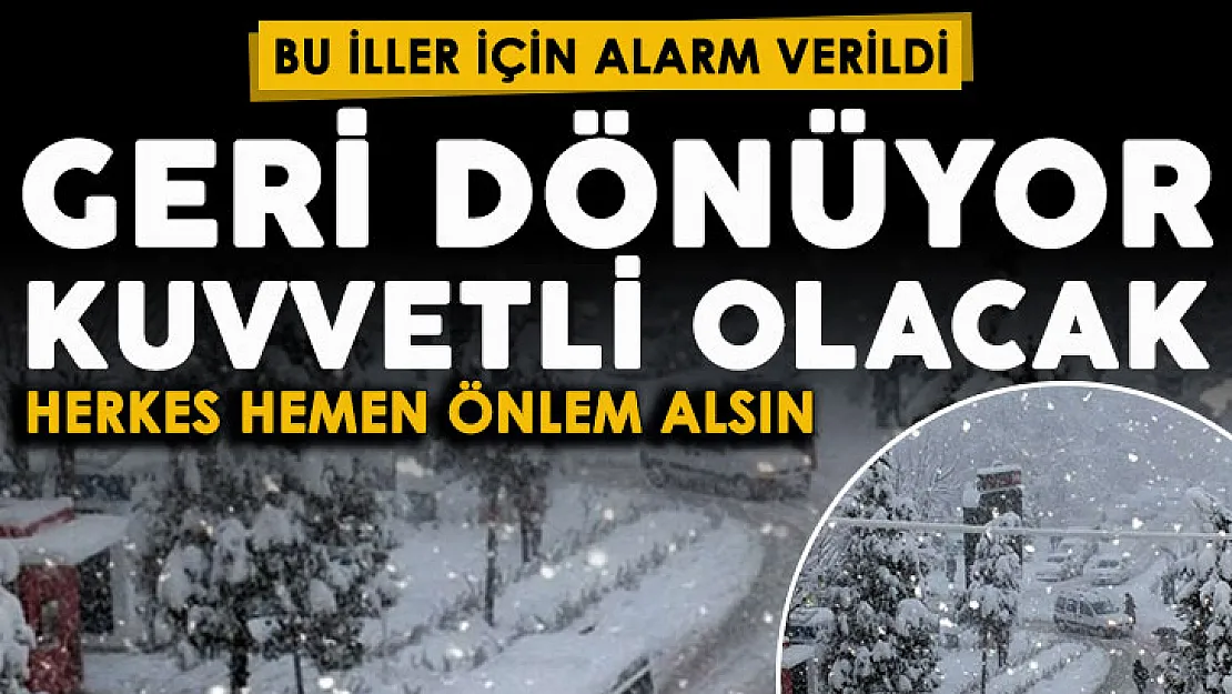 Geri dönüyor! Çok kuvvetli olacak: Bu illerde yaşayanlar hemen önlem alsın
