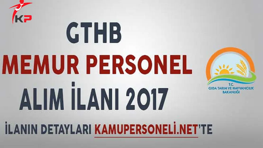 Gıda Bakanlığı Veteriner ve Ziraat Mühendisliği Mezunu Personel Alımı Yapıyor