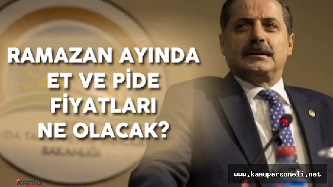 Gıda, Tarım ve Hayvancılık Bakanı Faruk Çelik 'ten 'Ramazan Ayında Et ve Hububat' Açıklaması