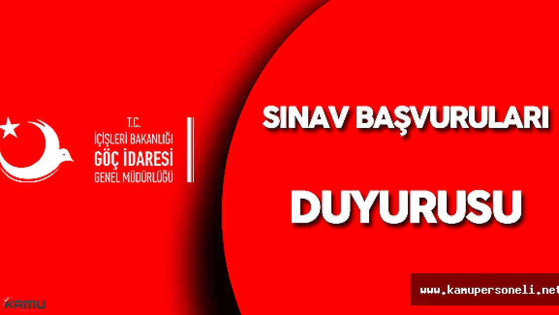 Göç İdaresi Genel Müdürlüğü Gelir Uzmanlığı Yardımcılığı Sınavı Başvuru Sonuçları Açıklandı