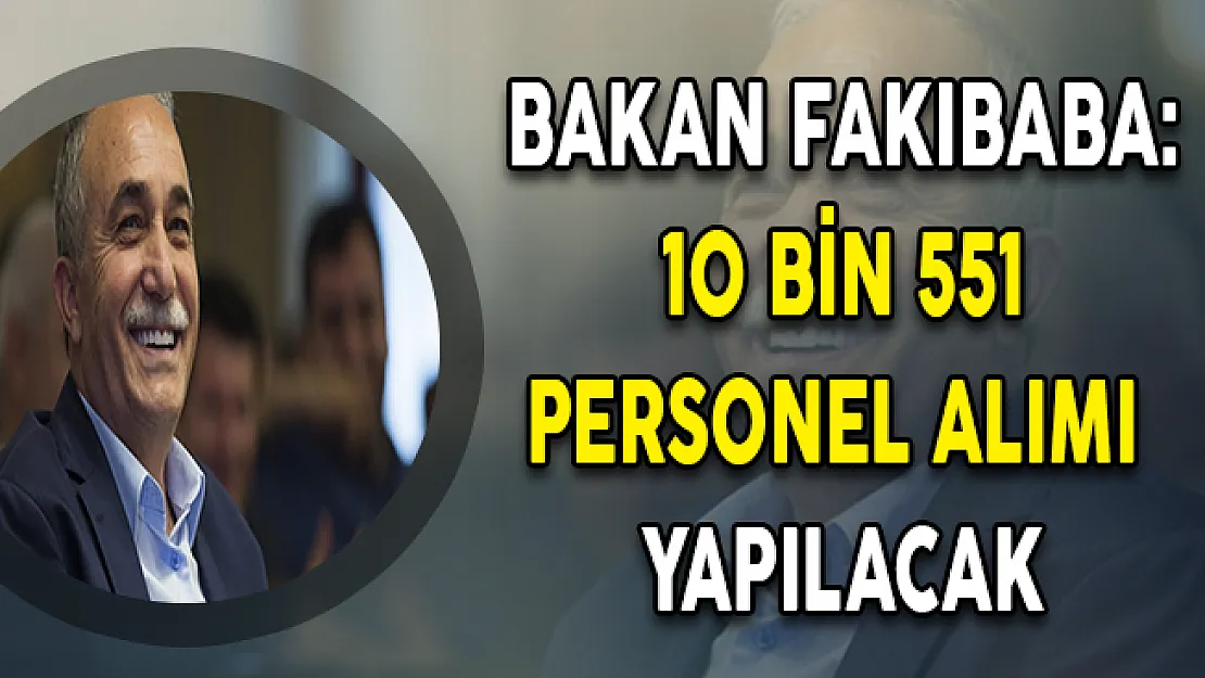 GTHB'ye 10 Bin 551 Personel Alımı Yapılacak