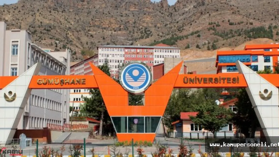 Gümüşhane Üniversitesi Akademik Personel Alımı İlanı